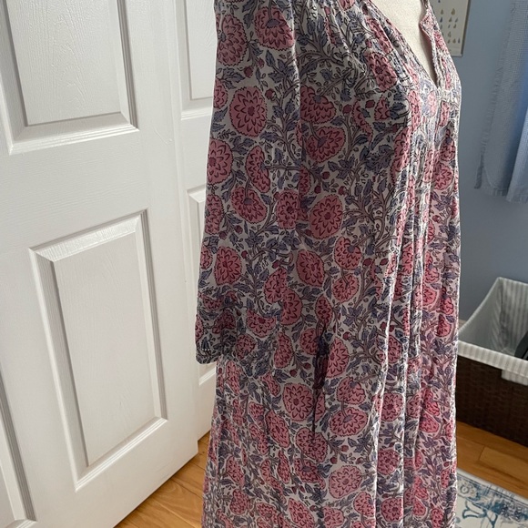 Lola Australia Floral Boho Midi Dress-XS-NWOT - Picture 4 of 10